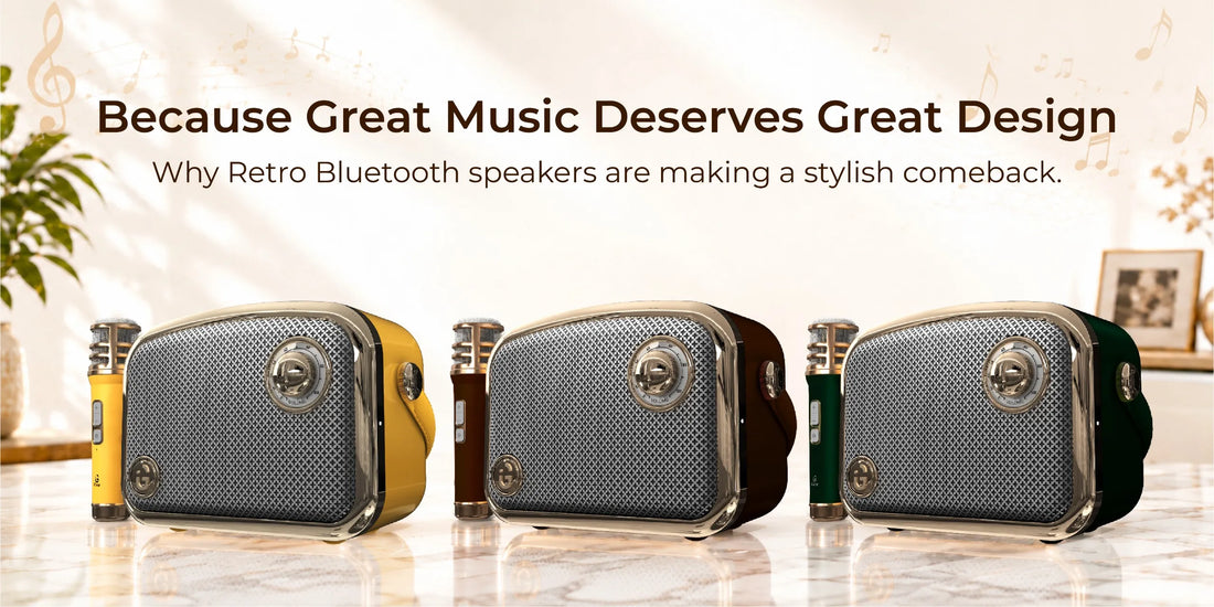 Retro Bluetooth Speakers: Nostalgia Never  Sounded This Good