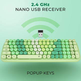 Keybee Pro iGear Keybee Customizeable/POP Keys Wireless Keyboard – iGear World
