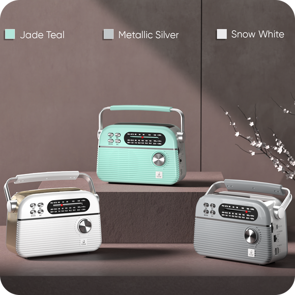 Available In 3 Retro Colours